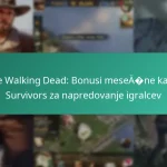 The Walking Dead: Bonusi mesečne karte Survivors za napredovanje igralcev