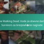 The Walking Dead: Kode za dnevne darila Survivors za brezplačne nagrade