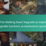 The Walking Dead: Nagrade za mejne dogodke Survivors za ekskluzivno opremo