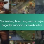 The Walking Dead: Nagrade za mejne dogodke Survivors za posebne like