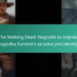 The Walking Dead: Nagrade za mejnike dogodka Survivors za izzive preživetja