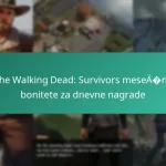 The Walking Dead: Survivors mesečne bonitete za dnevne nagrade