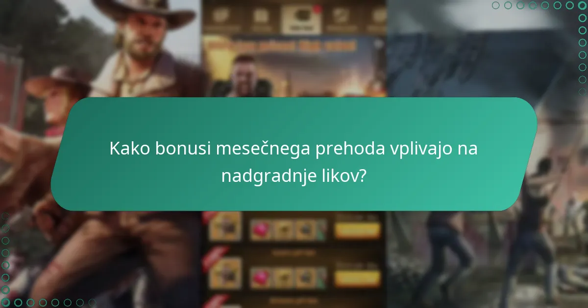 Katerih kod za darila trenutno veljajo za nadgradnje likov?