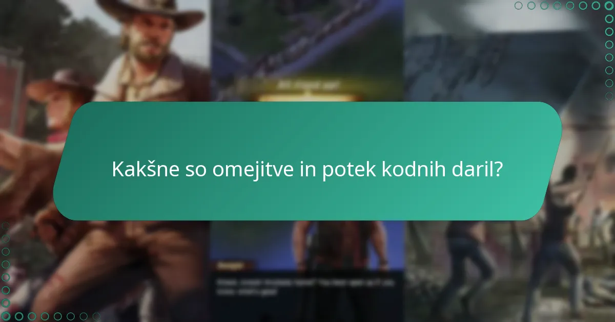 Kdaj se sproščajo nove kodne darila?