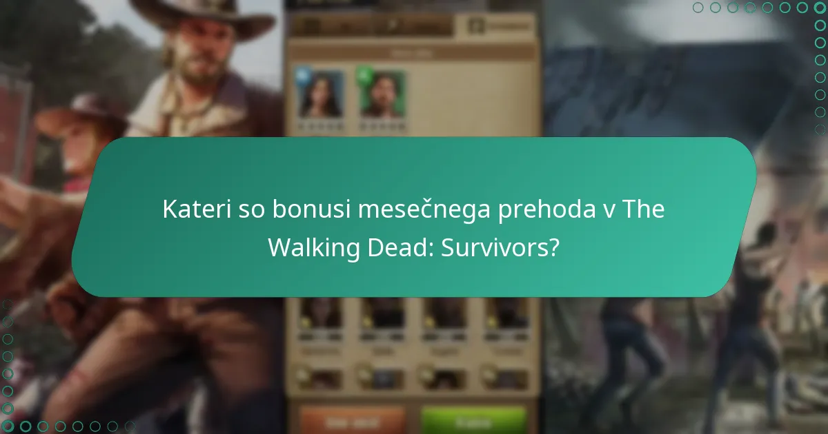 Kako maksimirati vrednost mesečnega prehoda?